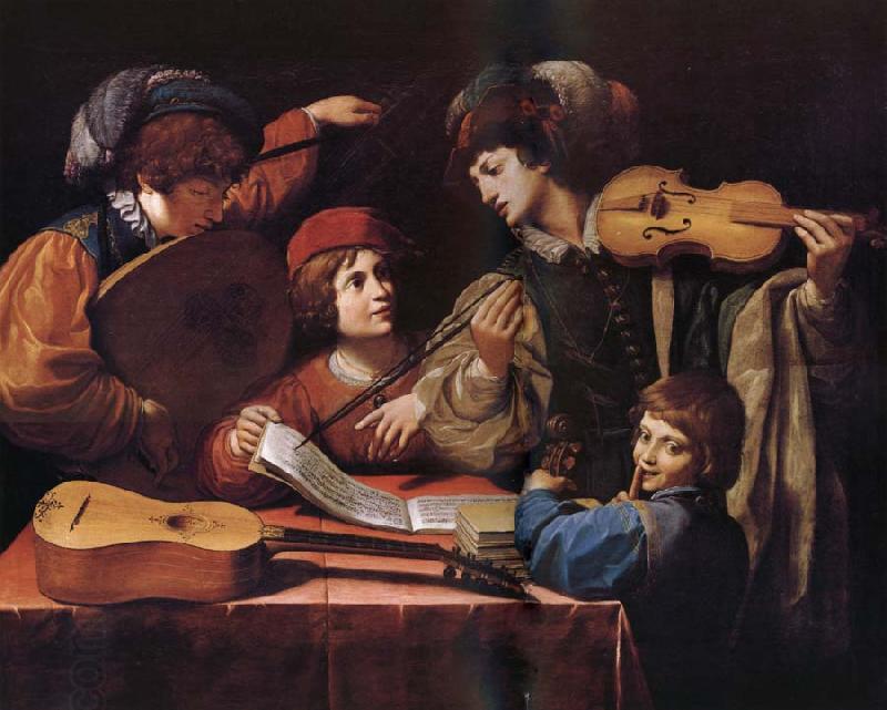 SPADA, Lionello Un concert du musique oil painting picture